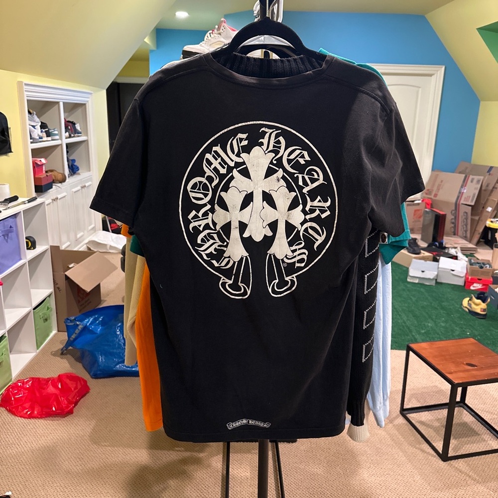 Chrome Hearts Tri-Cross Pocket T Size Large